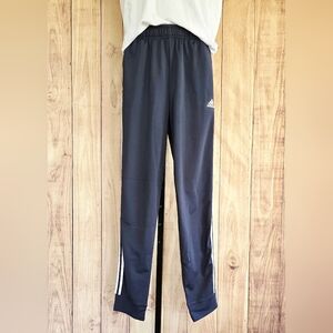Adidas Navy & White Stripe Jogger Track Pants